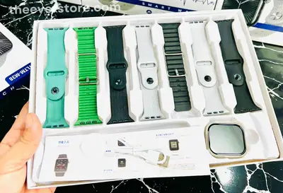New Crown S700 Smartwatch 7 In 1 Multi Strap Bluetooth Call