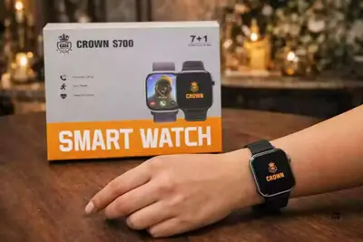 Crown S700 Premium Smart Watch 7 Straps Edition For Girls