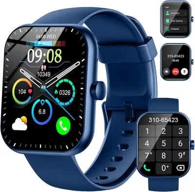 Pack of 2 PCs Deluxe Series 11 Bluetooth Smart Watch With 7