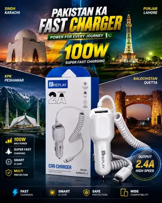 3 in 1 Car Charging Adapter 100 1