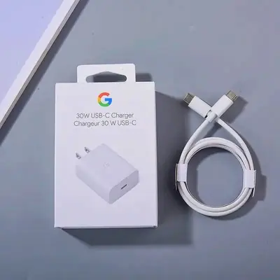 Charger 30 W Google Pixel charger fast charging , cable