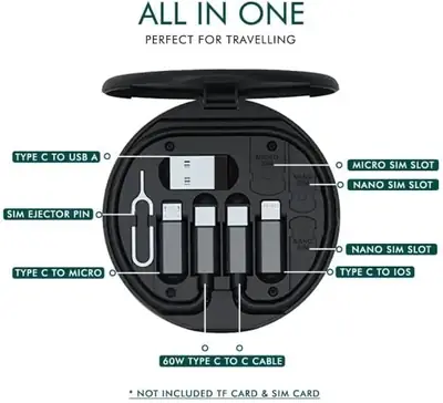 3 in 1 Charging Cable Cable Set 7 in 1 Fast Charging Kit