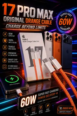 Cable 3 in 1 17 Pro Max C to C Cable Fast Charging cable