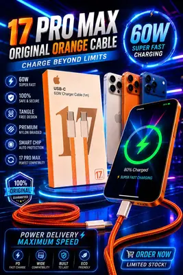 Cable 3 in 1 17 Pro Max C to C Cable Fast Charging cable