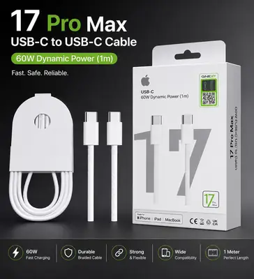 Cable 3 in 1 17 Pro Max C to C Cable Fast Charging cable