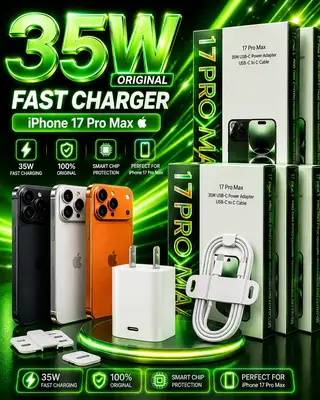 Heavy Duty 35W 2 Pin iPhone Charger | 3 in 1 Charging Pack
