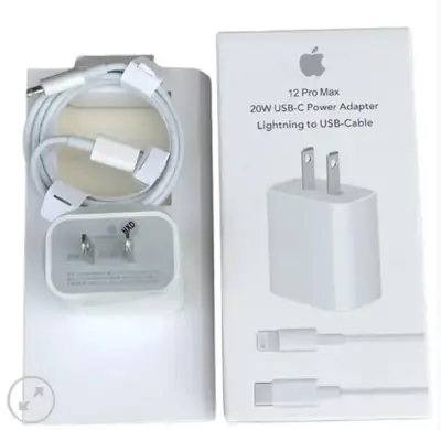 3 in 1 Mobile Phone Power 2 Pin 20W PD Fast Charger Kit