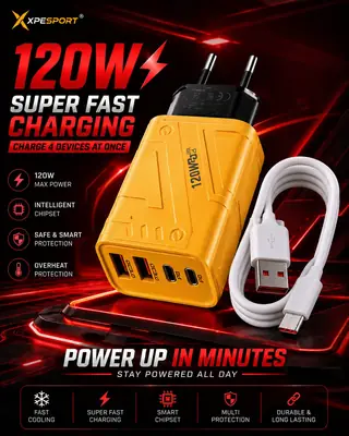3 in 1 Mobile Phone Charger 45 Pack Of 1