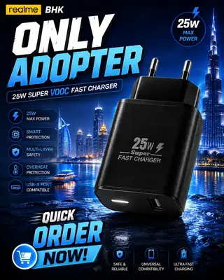 Realme 25W Type-C Fast Charging Power Adapter