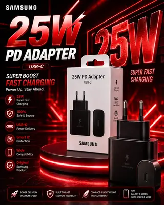 Samsung 25W Type C Fast Charging Power Block