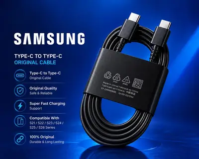USB 2 Pcs Type C To Type C Cable For S21 S22 