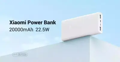 Mi 20000 mAh Power Bank Portable, Travel, Two Usb Port