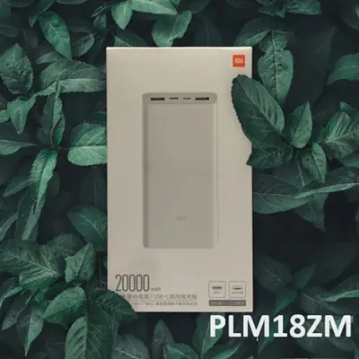 Mi 20000 mAh Power Bank Portable, Travel, Two Usb Port