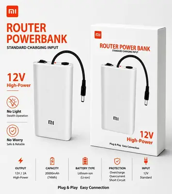 Mi Router Power Bank20000 mAh Fast Travel, Two Usb Port