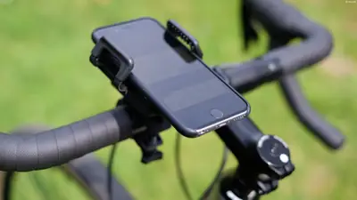 Anti Slip Phone Holder For Cycle Handlebar