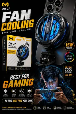 Mobile Fan 5 MulticolorMobile Gaming Cooling FANGaming