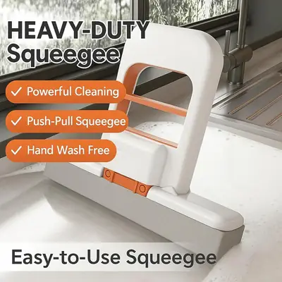 Mini Foldable Desktop Mop, Mini Mop for Small Spaces, for Bathroom and Kitchen, Compact Cleaning Tool with Self-Squeeze Design, Reusable Small Mops for Efficient Cleaning