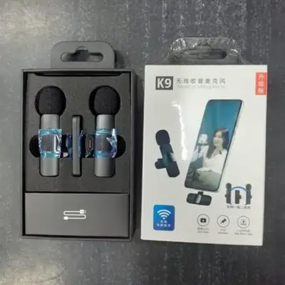 K9 Dual Wireless Microphone – Professional Sound Anywhere