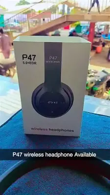 Blue Long-Lasting Battery With Fast Charge 47 Headphone