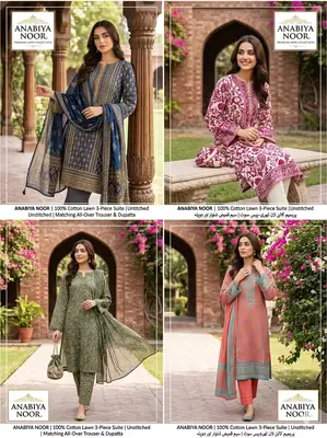 3 Pcs Women's Unstitched Digital Print Suit
