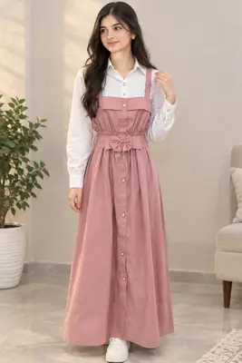 1 Pc Women's Stitched Grip Plain Dress
