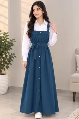 1 Pc Women's Stitched Grip Plain Dress