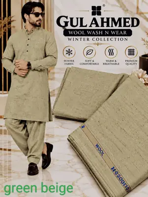 Men’s Unstitched Wool Plain Suit(mt)