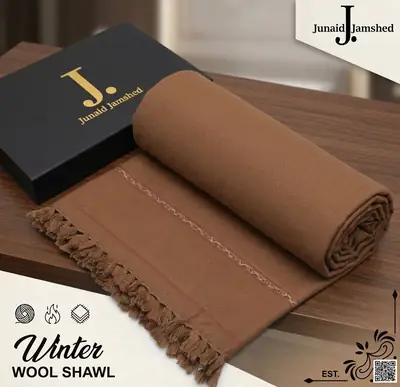1 Pc Men's Pashmina Wool Plain Shawl(HB)