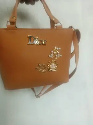 Women's PU Leather Embroidered Hand Bag