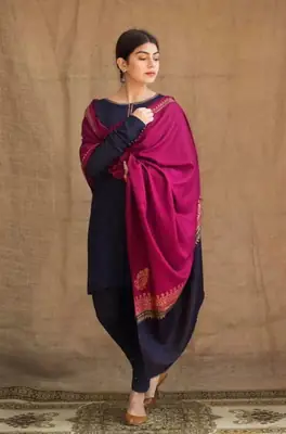 3 Pcs Women's Unstitched Embroidered Suit