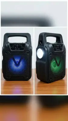 Double Solar charge wireless Speaker with extra base
