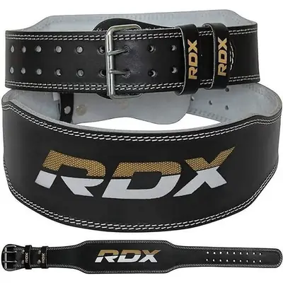 Gym Belt Premium Quality Leather Gym Belt RDX