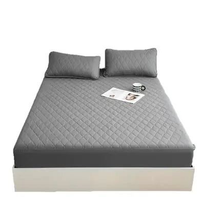 Micro Cotton Quilted Double Bedsheet Waterproof | Fitted