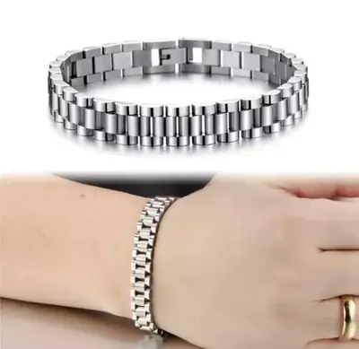 Gold Plated Unisex Chain Bracelet for Daily Wear