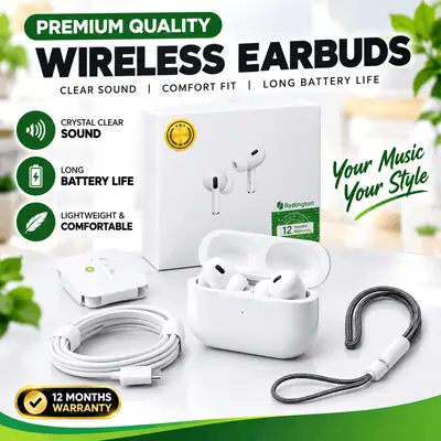 Pro 2 ANC Wireless Earbuds – Touch Control Type C