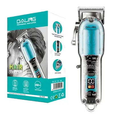 Transparent Daling DL-1539 Cordless Hair Clipper