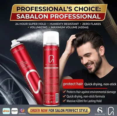 Sabalon Hair Styling Spray-420 ml , pure formula 