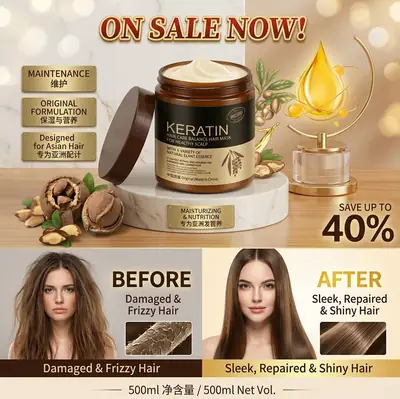 ORIGINAL Brazil Nut Keratin Hair Mask 500ml 