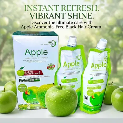 Original Apple Hair Color 1000ml Ammonia free (2 x 500ml)