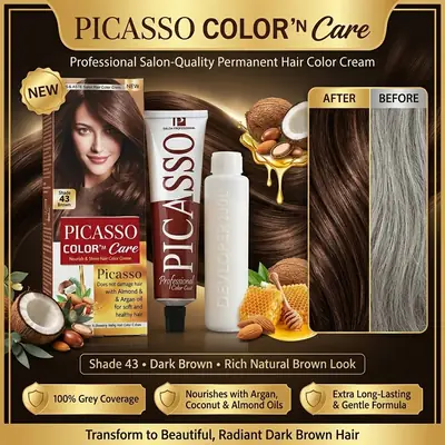 Picasso Dark Brown Color Vibrancy Hair Dye 120