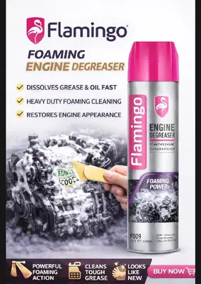 Flamingo Foaming Engine Degreaser Spray 650ml