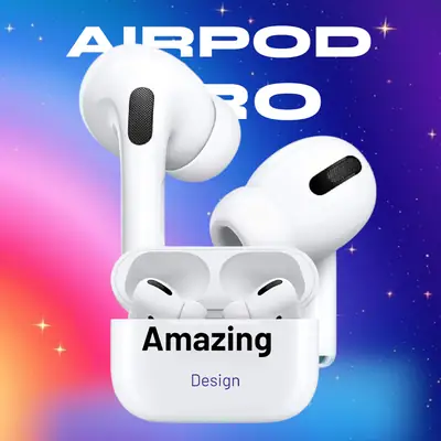 White Airpods pro 2 wireless 