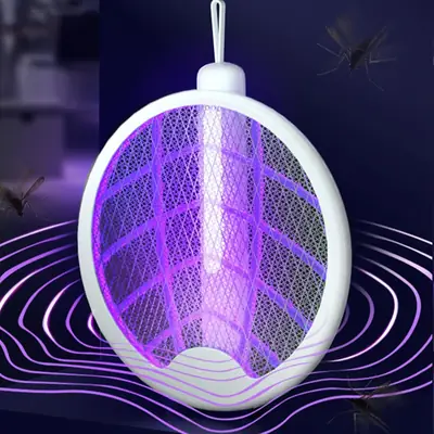 Foldable Rechargeable Mosquito Killer Racket Zapper