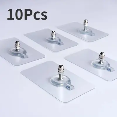 10 Pcs Alloy Steel Double Sided Wall Hook