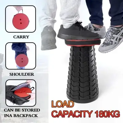 1 Pc ABS Plastic Foldable Camping Chair