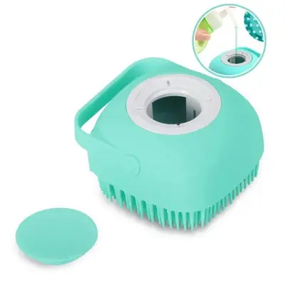 Silicone Bath Brush with Soap Dispenser, 2-in-1