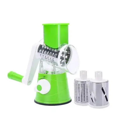 Table Top Drum Vegetable Cutter Hand Crank Shredder