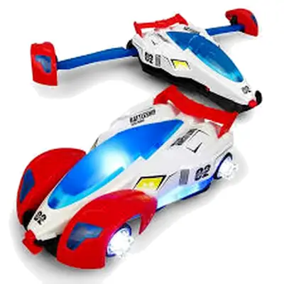 Battleship Space Car Transformer with Lights & Music