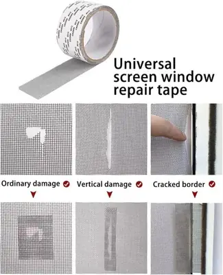 Self-Adhesive Window Screen Repair Mesh Tape