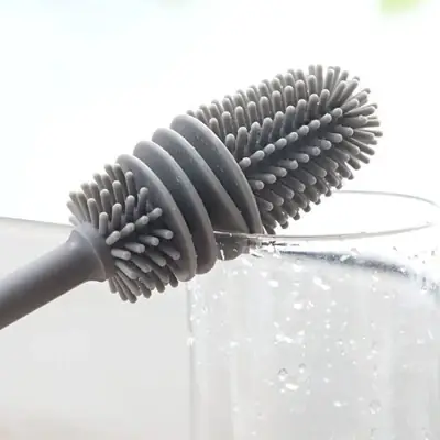 Long Handle Silicone Bottle Cleaning Brush